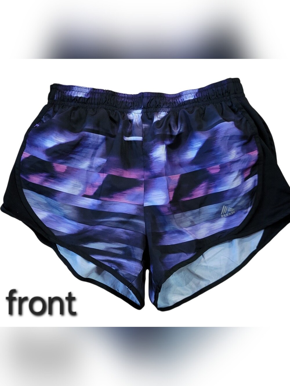 Reebok Women’s Purple and Black Athletic Running Shorts